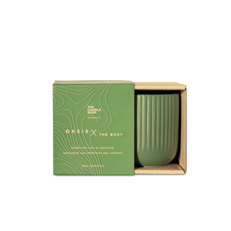 VELA AROMÁTICA M OASIS X THE BODY