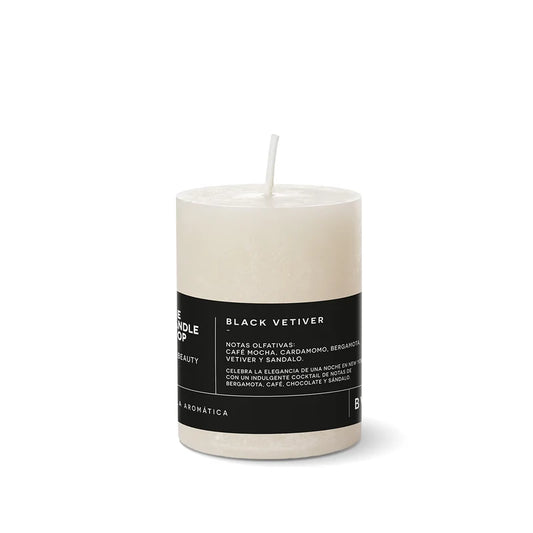 VELA AROMÁTICA BLACK VETIVER 6 X 10