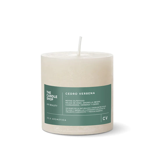 VELA AROMÁTICA 10 X 10 CEDRO VERBENA