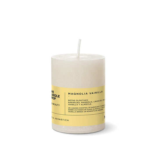 VELA AROMÁTICA MAGNOLIA VAINILLA 6 X 10